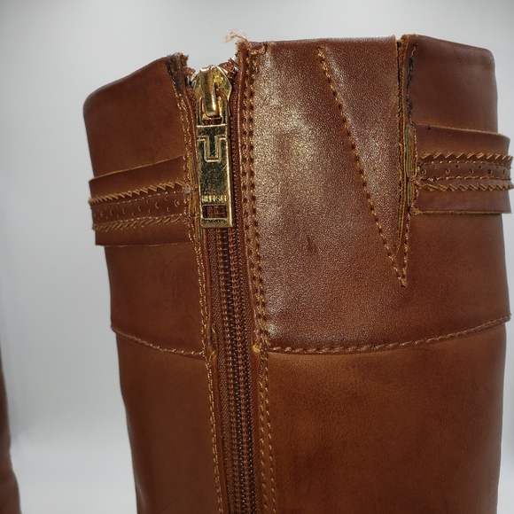 Tommy Hilfiger Tall Riding Boots Cognac… - Picture 8 of 11